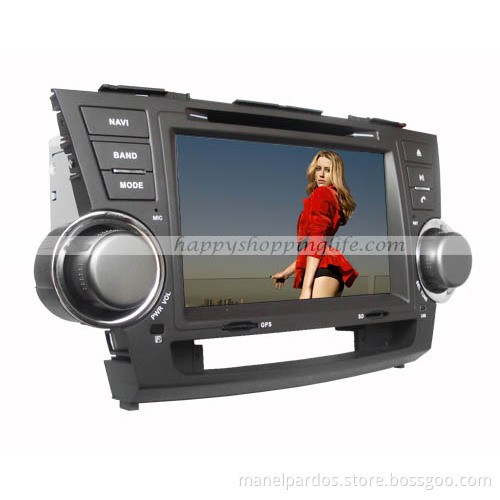 Toyota Highlander Android Radio DVD Navi with Digital TV 3G Wifi